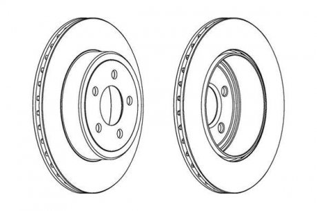 Гальмівний диск Jurid 563034JC1 (фото 1)
