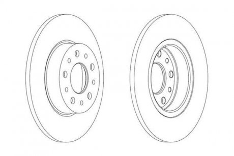 Гальмівний диск Jurid 563064JC (фото 1)