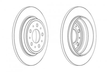 Гальмівний диск Jurid 563090JC (фото 1)