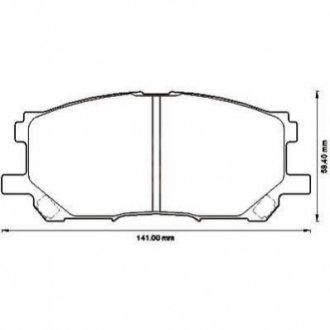 TOYOTA гальмівні колодки передн. RX300 03- Jurid 572562J (фото 1)