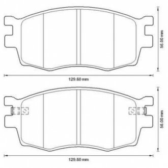 HYUNDAI гальмівні колодки передн. Kia Rio 05-, Accent 06- Jurid 572593J (фото 1)