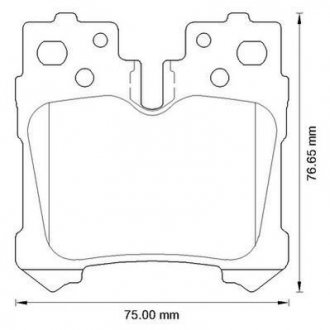TOYOTA Гальмівні колодки задн. Lexus LS 06- Jurid 572648J (фото 1)
