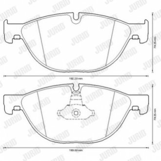 Гальмівні колодки, дискові Jurid 573292JC (фото 1)