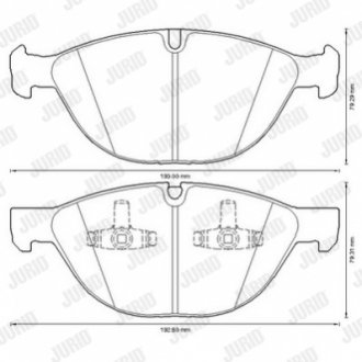 Гальмівні колодки, дискові Jurid 573317JC (фото 1)
