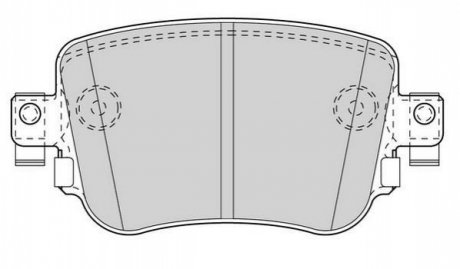 VW колодки гальмівні задн.Audi A1/Q3,Caddy IV 15-,Skoda Octavia III,Sharan 12- Jurid 573603J (фото 1)