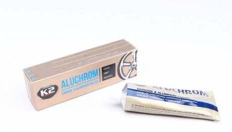 Паста для полірування хромованих виробів / PERFECT ALUCHROM 120G K2 K0031 (фото 1)