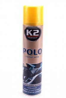 Поліроль для торпедо "лимон" / PERFECT POLO COCKPIT SPRAY 300ML LEMON K2 K403CY (фото 1)