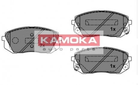 Гальмівні колодки, дискове гальмо (набір) KAMOKA JQ101149 (фото 1)