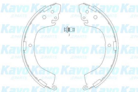 Комплект гальмівних колодок PARTS KAVO KBS-6406 (фото 1)