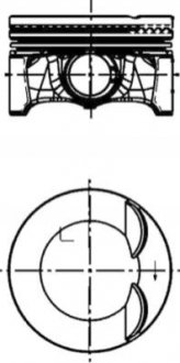 Поршень з кільцями VW 82,76 2,0 TFSI CADA/CCZA/CDZA/CAWB/CBFA PIN 21MM (вир-во) KOLBENSCHMIDT 40 247 610 (фото 1)