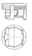 Поршень KOLBENSCHMIDT 41006600 (фото 1)