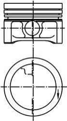 Поршень KOLBENSCHMIDT 99455620 (фото 1)