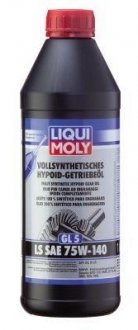 Олива трансмісійна Vollsynthetisches Hypoid-Getriebeoil GL5 LS 75W-140 1L LIQUI MOLY 4421 (фото 1)