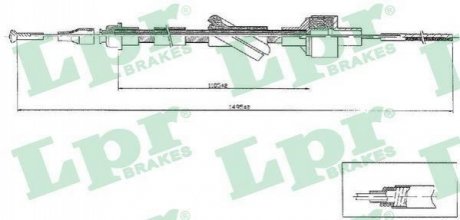 Трос зчеплення LPR C0103C (фото 1)