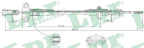 LINKA SPRZ. OPEL AGILA (A) (H00) LPR C0235C (фото 1)