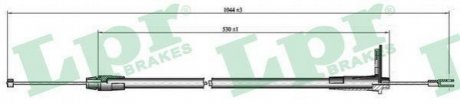Трос LPR C0415B (фото 1)