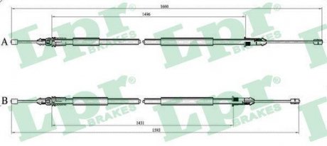 LINKA HAM. RENAULT EXPRESS 96- /L+P/ LPR C1399B (фото 1)