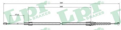 LINKA HAM. AUDI A1,SEAT IBIZA V,VW POLO (6R, 6C) LPR C1444B (фото 1)