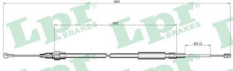 LINKA HAM. AUDI TT (8N3)/TT ROADSTER (8N9) LPR C1518B (фото 1)