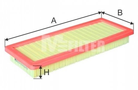 Фільтр повітряний Citroen C4/Peugeot 207/308 1.6 16V/THP 08- M-FILTER K 7031 (фото 1)