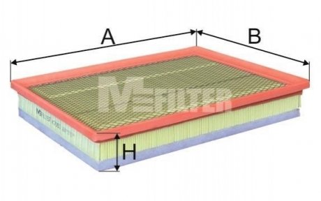 Фільтр повітряний Master/Mascott 3.0dCi 02- M-FILTER K 7053 (фото 1)