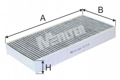 Фільтр салону Citr C5/C6/Peug 407 04- (вугільний) M-FILTER K 9055C (фото 1)