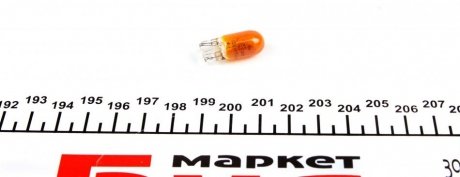 Лампа розжарювання W5W 12V 5W W2,1X9,5d ORANGE (вир-во) MAGNETI MARELLI 002051800000 (фото 1)