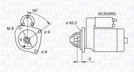 Starter MAGNETI MARELLI 063720390010 (фото 1)