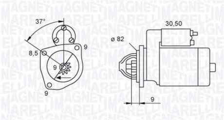 Автозапчасть MAGNETI MARELLI 063721045010 (фото 1)