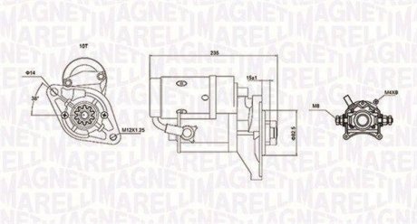 Starter MAGNETI MARELLI 063721089010 (фото 1)