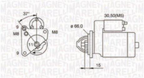 ROZRUSZNIK CITROEN MAGNETI MARELLI 063721260010 (фото 1)