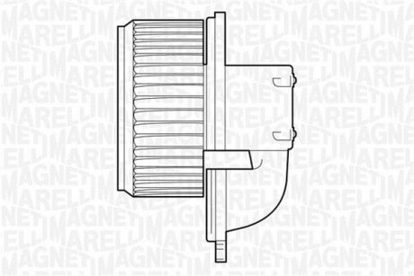 Електродвигун, вентиляция салона MAGNETI MARELLI 069412522010 (фото 1)