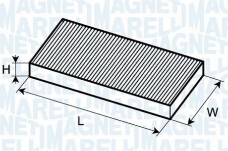 Фільтр повітря (салону) MAGNETI MARELLI 350203061800 (фото 1)