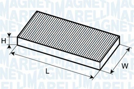 Фільтр повітря (салону) MAGNETI MARELLI 350203063210 (фото 1)