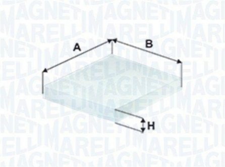 BMW фільтр салону (к-т. 2шт.) Mini,i3 MAGNETI MARELLI 350203066410 (фото 1)