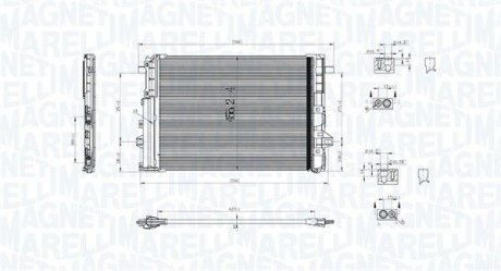 Skraplacz MERCEDES CLA Coupe (C117)AMG CLA 45 4-matic MAGNETI MARELLI 350203758000 (фото 1)