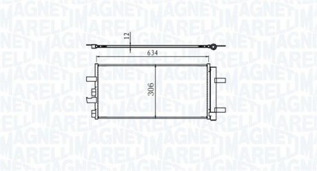 Condenser, air conditioning MAGNETI MARELLI 350203786000 (фото 1)