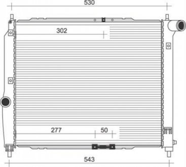 Радиатор DAEWOO KALOS 1.2-1.4 [] MAGNETI MARELLI 350213891000 (фото 1)