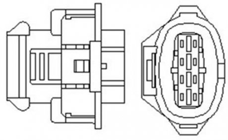 Лямбда-зонд OPEL 4 przewody, 750mm, 6 Ohm, 8W, PALCOWA MAGNETI MARELLI 466016355032 (фото 1)