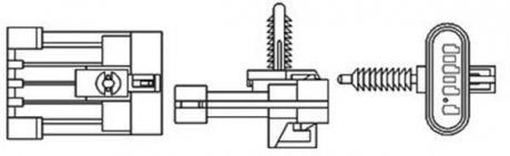 Лямбда-зонд OPEL/ISUZU 4 przewody, 415mm, 9 Ohm, 6W-7W, PLANARNA MAGNETI MARELLI 466016355074 (фото 1)