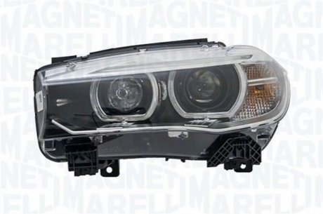 Ђефлектор прав. (D1/H7/LED, automatyczny, цвет поворотника: оранжевый) BMW (F16, F86), X5 (F15, F85) 07.13- MAGNETI MARELLI 710815029056 (фото 1)