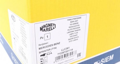 Задній ліхтар MAGNETI MARELLI 712367201119 (фото 1)