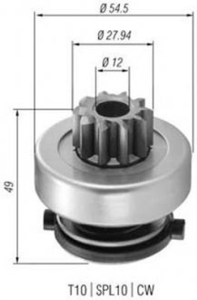 Бендикс стартера MAGNETI MARELLI 940113020365 (фото 1)