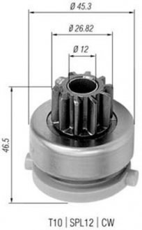 Бендикс стартера MAGNETI MARELLI 940113020439 (фото 1)