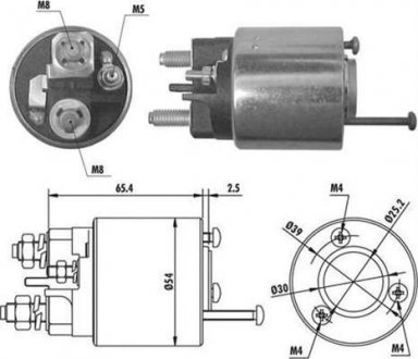 Реле втягуюче MAGNETI MARELLI 940113050066 (фото 1)