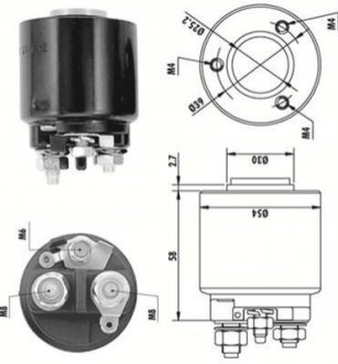 Реле стартера втягуюче MAGNETI MARELLI 940113050140 (фото 1)