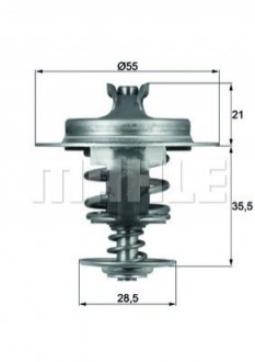 Термостат MAHLE / KNECHT TX 67 83D (фото 1)