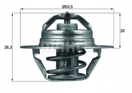 Термостат MAHLE / KNECHT TX 88 88D (фото 1)