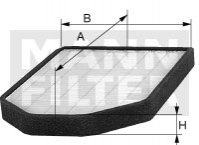 Фільтр салону MANN CUK 2241-2 (фото 1)