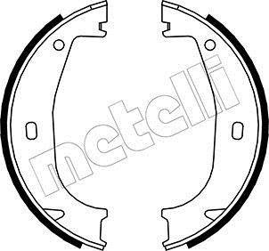 Гальмівні колодки ручного гальма Metelli 530016 (фото 1)